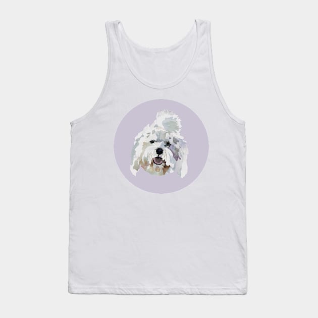 Norman the Coton de Tulear Tank Top by jeslorgra